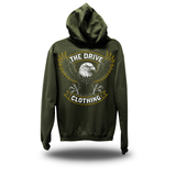 TDC EAGLE MILITARY GREEN HOODIE