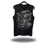 BIKER SNAKE ROAD RASH MUSCLE TANK