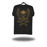 SKULL & WINGS BLACK CLASSIC TEE