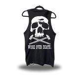 WORK OVER DEATH ROAD RASH BLACK TANK TOP