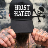 MOST HATED CURVED BILL BLACK HAT