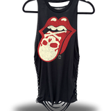 BAD TASTE - ROAD RASH BRAIDED BLACK TANK TOP
