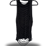 BAD TASTE - ROAD RASH BRAIDED BLACK TANK TOP
