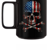 AMERICA SKULL MUG