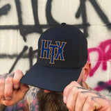 HTX ORANGE & BLUE FLEXFIT HAT