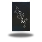 BARBWIRE CROSS FLAG