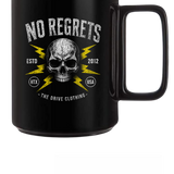 NO REGRETS COFFEE MUG