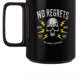 NO REGRETS COFFEE MUG