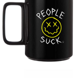 PEOPLE SUCK COFFEE MUG