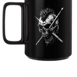 DRUMMER SKULL COFFEE MUG