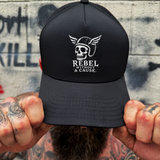 REBEL BLACK PERFORMANCE HAT