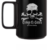 TRABAJO ES CULTURA SKULL COFFEE MUG