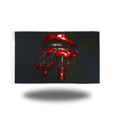 BLOOD LIPS FLAG