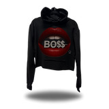 BOSS LIPS CROP HOODIE