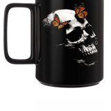 BUTTERFLY SKULL COFFEE MUG
