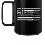 BULLET FLAG BLACK COFFEE MUG