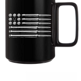 BULLET FLAG BLACK COFFEE MUG
