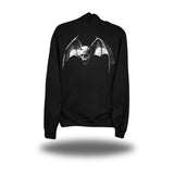 SKULL BAT BLACK HOODIE