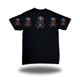 USA SKULLS BLACK OVERSIZED BILLBOARD TEE