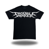 TROUBLEMAKER BLACK OVERSIZED BILLBOARD TEE