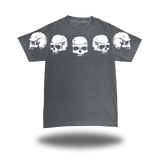 SKULL FADED BLACK OVERSIZED BILLBOARD TEE
