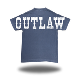 OUTLAW FADED NAVY OVERSIZED BILLBOARD TEE