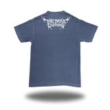 METAL FADED NAVY OVERSIZED BILLBOARD TEE