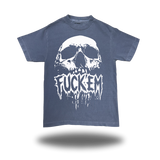 F*CK EM FADED NAVY HEAVYWEIGHT TEE