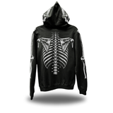SKELETON KING OVERSIZED PRINT HOODIE
