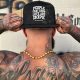 SHOW LOVE BLACK CAMO FLAT BILL HAT