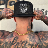 CRUISIN BLACK CAMO FLAT BILL HAT