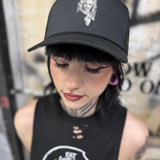 FU DOLLY CURVED BILL BLACK HAT