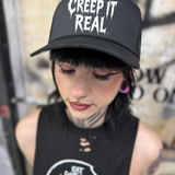 CREEP CURVED BILL BLACK HAT