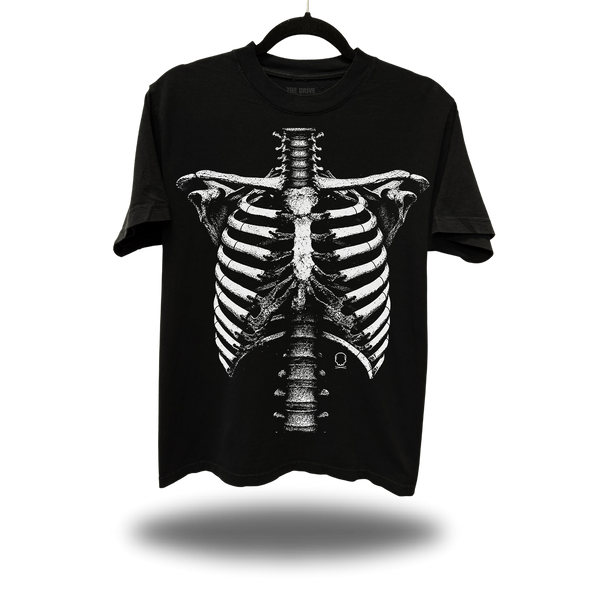 SKELETON BLACK OVERSIZED TEE