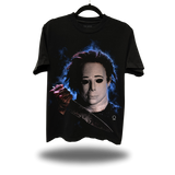 80'S JASON KNIFE BLACK OVERSIZED TEE