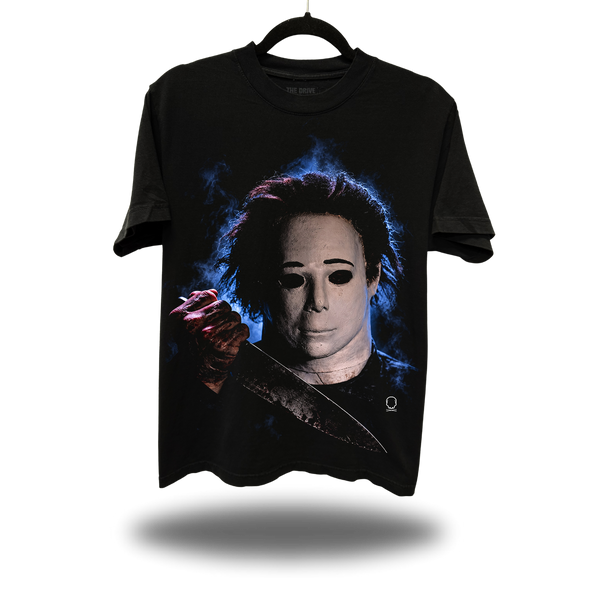 80'S JASON KNIFE BLACK OVERSIZED TEE