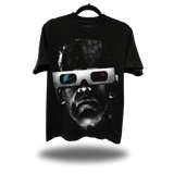 3D FRANK BLACK OVERSIZED TEE