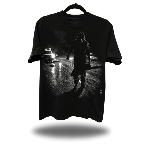 LAST SUMMER ROAD BLACK OVERSIZED TEE