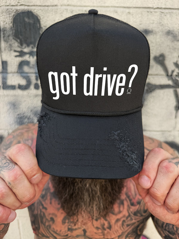 GOT DRIVE ROAD RASH CURVED BILL BLACK HAT