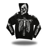 SKELETON KING OVERSIZED PRINT HOODIE