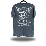 REBEL CLASSIC TEE *BLUE JEAN*