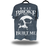 BUILT ME OVERSIZE PRINT VINTAGE TEE *BLUE JEAN*