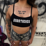 UNBOTHERED BLACK BRALETTE