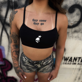 STAR SKULL BLACK BRALETTE