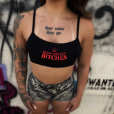 BOW DOWN BLACK BRALETTE