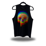 DRIP SKULL COLORFUL ABSTRACT CLASSIC TANK TOP