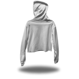 NASTY AF CROP HOODIE WHITE 3.0