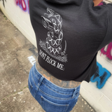 DON'T FLOCK ME CROP TOP