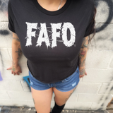 FAFO STITCH CROP TOP