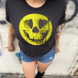 SKULL SMILEY CROP TOP